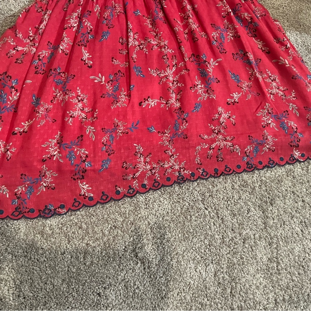 Anthropologie Dolan Samantha Floral Embroidery Ruffle Minidress -Small - Picture 5 of 5